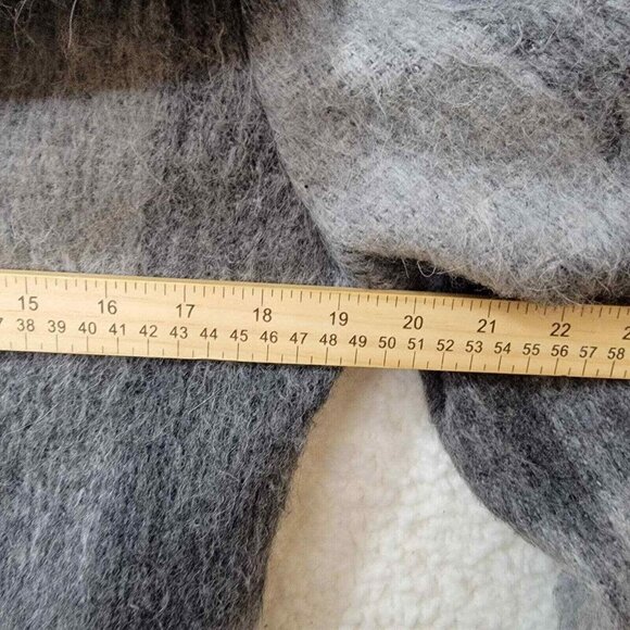 Talbots Jacket Full Zip with Collar Womens Medium Gray Pockets Blended Materials - Picture 9 of 10